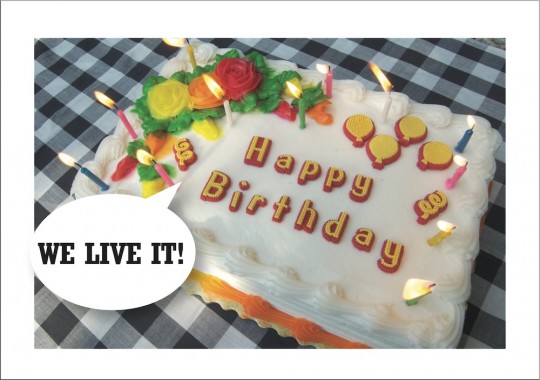 We Live It - Birthday Cake