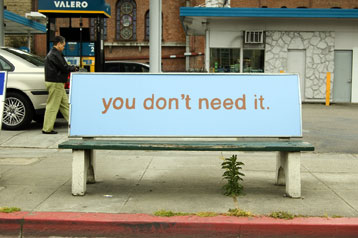 Bus Stop Bench Project